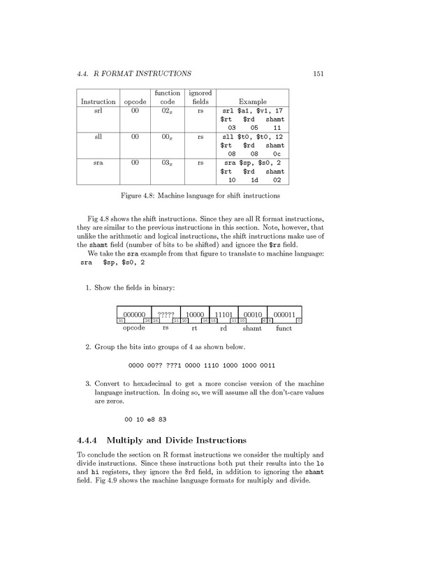 Computer Organization with MIPS - Page 151